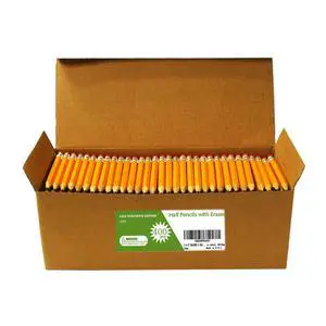 400PCS 4'' Golf Pencils Pre-sharpened, Break-Resistant Lead No. 2 Half Pencils with Eraser Tops, #2 HB pencil, Back to school, 400/Box. 400PCS 4'' Golf Pencils Pre-sharpened, Break-Resistant Lead No. 2 Half Pencils with Eraser Tops, #2 HB pencil, Back to school, 400/Box.