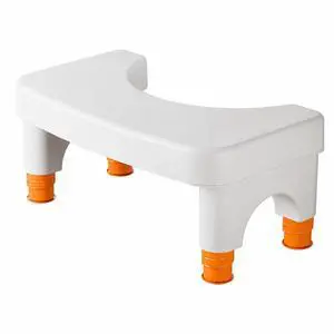 Toilet Stool Squat for Adults, Adjustable Poop Stool for Bathroom-6", 7", 8" and 9",Non-Slip Potty Step Stool for Adults,White Toilet Stool Squat for Adults, Adjustable Poop Stool for Bathroom-6", 7", 8" and 9",Non-Slip Potty Step Stool for Adults,White