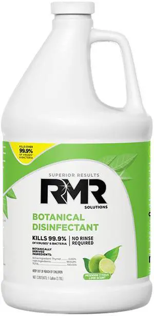 Botanical Disinfectant and Cleaner, Kills 99% of Household Bacteria and Viruses, EPA Registered, 1 Gallon Botanical Disinfectant and Cleaner, Kills 99% of Household Bacteria and Viruses, EPA Registered, 1 Gallon