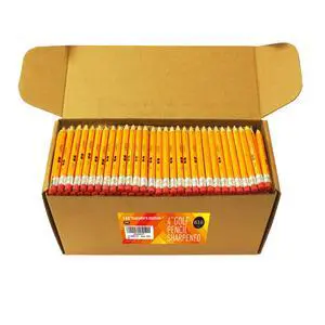 610Pcs Wood Pencils Half Pencils with Eraser Top, Golf, Classroom, Pew Wood-cased #2 HB, Hexagon, 610/Box. 610Pcs Wood Pencils Half Pencils with Eraser Top, Golf, Classroom, Pew Wood-cased #2 HB, Hexagon, 610/Box.