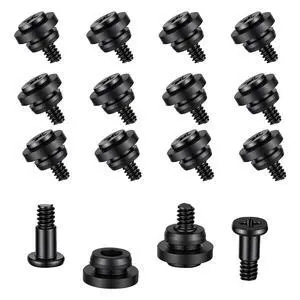 12 Pcs Hard Drive Mounting Screws, Shock Absorption Rubber Washer Kit, Anti Vibration Screws for 3.5 Inch HDD SSD, Computer PC Hard Disk Drive Mounting Accessories for Desktop PC Chassis Set (Black) 12 Pcs Hard Drive Mounting Screws, Shock Absorption Rubber Washer Kit, Anti Vibration Screws for 3.5 Inch HDD SSD, Computer PC Hard Disk Drive Mounting Accessories for Desktop PC Chassis Set (Black)