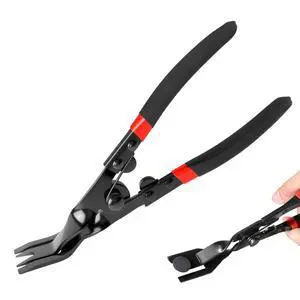 2 in 1 Panel Clip Removal Pliers,Automotive Trim Clip Removal Tool with Flat Jaw & Spring Action,Professional Car Clips Pliers for Headlight/Door Panel/Upholstery Trim Clips/Push Pin 2 in 1 Panel Clip Removal Pliers,Automotive Trim Clip Removal Tool with Flat Jaw & Spring Action,Professional Car Clips Pliers for Headlight/Door Panel/Upholstery Trim Clips/Push Pin