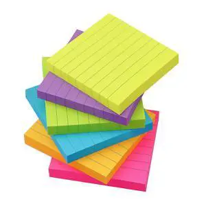 Notes 3x3 in, Bright Colors 6 Pads, 90 Sheets/Pad Notes 3x3 in, Bright Colors 6 Pads, 90 Sheets/Pad