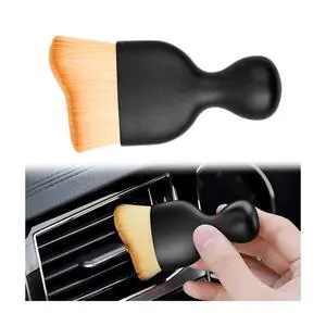 Car Detailing Brush, Auto Interior Dusting Brush, Car Soft Bristle Cleaning Tool, Universal Car Interior Crevice Brush for Dashboard, Air Conditioner Vents, Leather, Computer (Brown) Car Detailing Brush, Auto Interior Dusting Brush, Car Soft Bristle Cleaning Tool, Universal Car Interior Crevice Brush for Dashboard, Air Conditioner Vents, Leather, Computer (Brown)