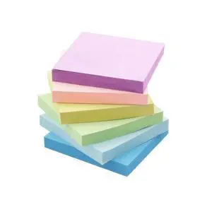 Sticky Notes 3x3 in, 6 Pads Pastel Colors, 100 Sheets/Pad Sticky Notes 3x3 in, 6 Pads Pastel Colors, 100 Sheets/Pad