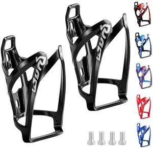 Bike Water Bottle Cage Ultra-Light Bicycle Bottle Holder Universal Bike Cup Holder Rack for Bicycle, Cycling, MTB, Road/Mountain Bikes 2 Pack - Black Bike Water Bottle Cage Ultra-Light Bicycle Bottle Holder Universal Bike Cup Holder Rack for Bicycle, Cycling, MTB, Road/Mountain Bikes 2 Pack - Black