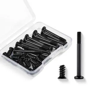 30PCS Computer PC Fan Screws Kit for Computer Cooling Fan Mount with Long & Short Tapping Stainless Steel Screws (#6-32x30mm 15 Pcs / M5x10mm 15 Pcs) 30PCS Computer PC Fan Screws Kit for Computer Cooling Fan Mount with Long & Short Tapping Stainless Steel Screws (#6-32x30mm 15 Pcs / M5x10mm 15 Pcs)