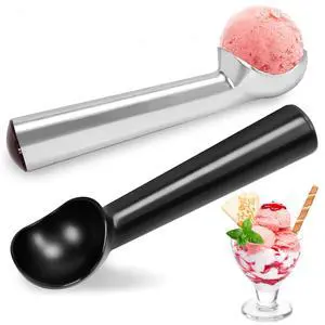 Ice Cream Scoop, 2PCS 7 inches Nonstick Anti-Freeze Ice Cream Scooper One Piece Aluminum Design Dishwasher Safe Ice Cream Scoop, 2PCS 7 inches Nonstick Anti-Freeze Ice Cream Scooper One Piece Aluminum Design Dishwasher Safe