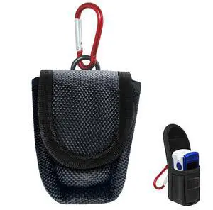 Fingertip Pulse Oximeter Case with Carabiner, Black Nylon Carrying Pouch, Suitable for travel or home(only case) Fingertip Pulse Oximeter Case with Carabiner, Black Nylon Carrying Pouch, Suitable for travel or home(only case)
