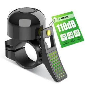 Bike Bell, 110dB Loud Bicycle Bell for Adults Kids, Aluminum Mini Handlebar Bell, Clear Crisp Sound, Fits 2122.2mm Handlebars, for MTB, Road Bike, Commuter Cycling Bike Bell, 110dB Loud Bicycle Bell for Adults Kids, Aluminum Mini Handlebar Bell, Clear Crisp Sound, Fits 2122.2mm Handlebars, for MTB, Road Bike, Commuter Cycling
