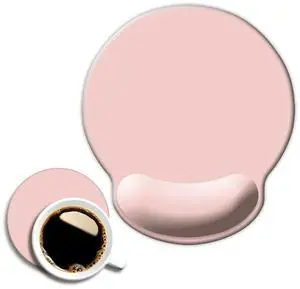 ErgoComfort Wrist Rest Mouse Pad-Ergonomic Office Mousepad with Wrist Support-Non-Slip,Pink Desk Accessories Mat for Home&Game Decor Cute Pink ErgoComfort Wrist Rest Mouse Pad-Ergonomic Office Mousepad with Wrist Support-Non-Slip,Pink Desk Accessories Mat for Home&Game Decor Cute Pink
