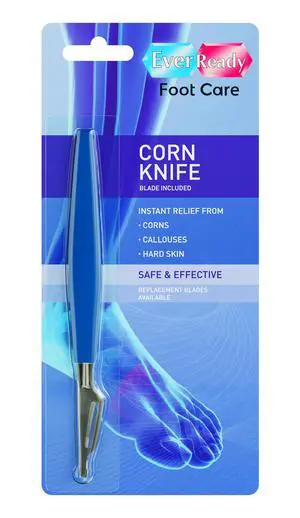 Corn & Callus Trimmer - Instant Relief from Corns | Removes Dry, Hard & Cracked Skin | Home Pedicure Treatment for Footcare Corn & Callus Trimmer - Instant Relief from Corns | Removes Dry, Hard & Cracked Skin | Home Pedicure Treatment for Footcare