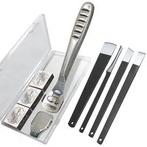 36 Pcs Callus Shaver for Feet Set, (1Stainless Foot File &1 Foot File Heads & 30 Replacement Slices Blades & 4 Pedicure Knife), Professional Callus Remover for Feet Tools for Wet and Dry Feet 36 Pcs Callus Shaver for Feet Set, (1Stainless Foot File &1 Foot File Heads & 30 Replacement Slices Blades & 4 Pedicure Knife), Professional Callus Remover for Feet Tools for Wet and Dry Feet