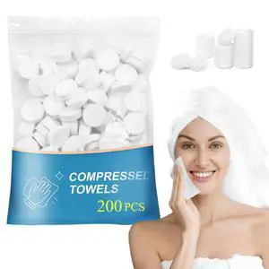 200 PCS Compressed Towels Bulk Coin Tissues Portable Mini Disposable Face Compressed Camping Towels for Travel Home Hotel and Outdoor Activities 200 PCS Compressed Towels Bulk Coin Tissues Portable Mini Disposable Face Compressed Camping Towels for Travel Home Hotel and Outdoor Activities
