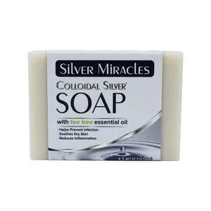 Colloidal Silver Soap with Tea Tree essential oil Colloidal Silver Soap with Tea Tree essential oil