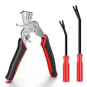 Car Clip Pliers, Car Trim Removal Tool with 2Pcs Stainless Steel Fastener Removers, for Automotive Interior, Door Panels, Dashboards, Bumpers & Plastic Rivets Car Clip Pliers, Car Trim Removal Tool with 2Pcs Stainless Steel Fastener Removers, for Automotive Interior, Door Panels, Dashboards, Bumpers & Plastic Rivets