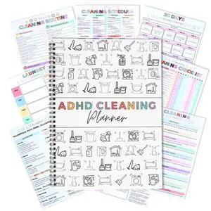 Cleaning Planner, Cleaning Schedule and Checklist Organizer, Daily Weekly Monthly Household Cleaning Planner, Chore Chart Notebook for Home, Family Cleaning Tasks, DIY Home Improvement Cleaning Planner, Cleaning Schedule and Checklist Organizer, Daily Weekly Monthly Household Cleaning Planner, Chore Chart Notebook for Home, Family Cleaning Tasks, DIY Home Improvement