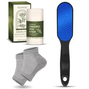Nano Glass Foot File, Foot Callus Remover & Scrubber for Smooth Feet, Professional Pedicure Tool (Heel Socks & Cracked Heel Stick Included) Nano Glass Foot File, Foot Callus Remover & Scrubber for Smooth Feet, Professional Pedicure Tool (Heel Socks & Cracked Heel Stick Included)