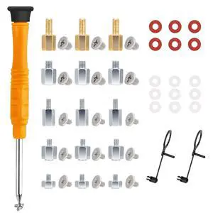 M.2 SSD Screws Kit48PCS NVMe Screws Standoffs for ASUS MSI Gigabyte, ASUS Fastener, Red/White Gaskets, Magnetic Screwdriver, M2 M3 Screws for PC Laptop M.2 SSD Screws Kit48PCS NVMe Screws Standoffs for ASUS MSI Gigabyte, ASUS Fastener, Red/White Gaskets, Magnetic Screwdriver, M2 M3 Screws for PC Laptop