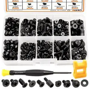 400PCS PC Screws & Standoffs for Motherboard SSD Fan Case DIY Repair 400PCS PC Screws & Standoffs for Motherboard SSD Fan Case DIY Repair