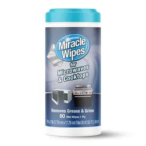 for Microwaves and Cooktops, Easily Removes Food and Grime Buildup, Safe and Convenient Stove Top Cleaner, Great for Home and Kitchen Use - 60 Count for Microwaves and Cooktops, Easily Removes Food and Grime Buildup, Safe and Convenient Stove Top Cleaner, Great for Home and Kitchen Use - 60 Count