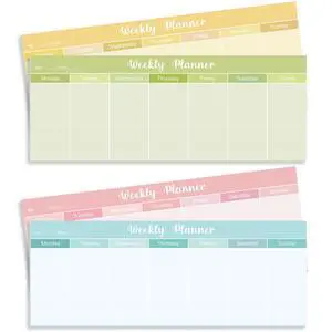 120 Sheets Weekly Planner Notepad Tear off Weekly Calendar Pad to Do List Sticky Notepad Desk Schedule Planner for Student Habit Tracker Reminder Office School 120 Sheets Weekly Planner Notepad Tear off Weekly Calendar Pad to Do List Sticky Notepad Desk Schedule Planner for Student Habit Tracker Reminder Office School