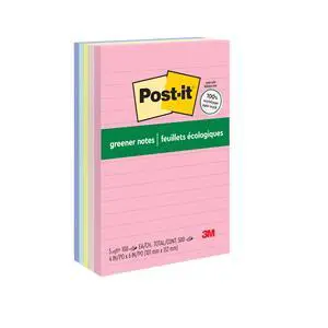 Greener Notes, 4 x 6 in, Sweet Sprinkles Collection, 5 Lined Pads Greener Notes, 4 x 6 in, Sweet Sprinkles Collection, 5 Lined Pads