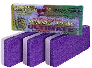 Ultimate PUMI Bar 2-in-1 Dual Grit (Medium + Coarse) Callus Remover, Pedicure Stone & Ped File Scrubber for Smooth Feet and Heels (4 Pack) Ultimate PUMI Bar 2-in-1 Dual Grit (Medium + Coarse) Callus Remover, Pedicure Stone & Ped File Scrubber for Smooth Feet and Heels (4 Pack)