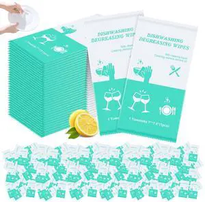 30 Disposable Dish Cleaning Wipes Individually Wrapped 30 Disposable Dish Cleaning Wipes Individually Wrapped