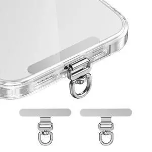 Phone Tether Tab & Lanyard Tab, 360° Swivel Clip - Ultra Thin Stainless Steel Universal Patch for All Phone Cases, No Block Charging (Fashion Silver*2) Phone Tether Tab & Lanyard Tab, 360° Swivel Clip - Ultra Thin Stainless Steel Universal Patch for All Phone Cases, No Block Charging (Fashion Silver*2)