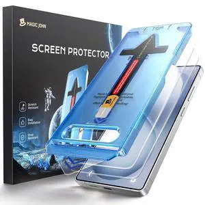 for Samsung Galaxy S26 Ultra Screen Protector 6.9 inch, Fast Easy Installation, Auto Dust-Elimination, 9H Tempered Glass HD, Fingerprint Unlock, Bubble Free, Anti-Scratch, 2 PACK for Samsung Galaxy S26 Ultra Screen Protector 6.9 inch, Fast Easy Installation, Auto Dust-Elimination, 9H Tempered Glass HD, Fingerprint Unlock, Bubble Free, Anti-Scratch, 2 PACK