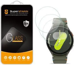 (3 Pack) Designed for Samsung Galaxy Watch 7, 6, 5, 4, (44mm) Tempered Glass Screen Protector, Anti Scratch, Bubble Free (3 Pack) Designed for Samsung Galaxy Watch 7, 6, 5, 4, (44mm) Tempered Glass Screen Protector, Anti Scratch, Bubble Free