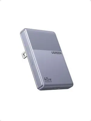 45W USB C Charger Block, Flat USBC Wall Charger, Ultra Slim and Foldable Plug Power Adapter for iPhone 17 16, Galaxy S26/S25, iPad, MacBook Air/Neo/Pro, Grey 45W USB C Charger Block, Flat USBC Wall Charger, Ultra Slim and Foldable Plug Power Adapter for iPhone 17 16, Galaxy S26/S25, iPad, MacBook Air/Neo/Pro, Grey