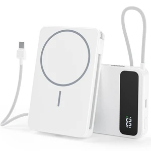 Magnetic Power Bank, 10,000mAh Wireless Portable Charger for Mag-Safe Fast Charging, Battery Pack with USB-C Cable 20W in/Out for iPhone 18/17/16/15/14/13/12/Plus/Pro/Pro Max/Air/Duo, AirPods & More Magnetic Power Bank, 10,000mAh Wireless Portable Charger for Mag-Safe Fast Charging, Battery Pack with USB-C Cable 20W in/Out for iPhone 18/17/16/15/14/13/12/Plus/Pro/Pro Max/Air/Duo, AirPods & More