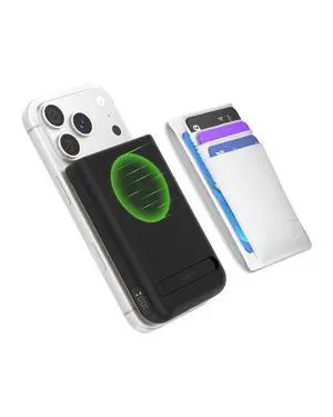 MagSafe Power Bank 10,000mAh, Qi2.2 25W Portable Charger w/Kickstand, Magnetic Back Supports MagSafe Accessories, Digital Display, Wireless Charging Battery Pack for iPhone 17, Pixel - Black MagSafe Power Bank 10,000mAh, Qi2.2 25W Portable Charger w/Kickstand, Magnetic Back Supports MagSafe Accessories, Digital Display, Wireless Charging Battery Pack for iPhone 17, Pixel - Black