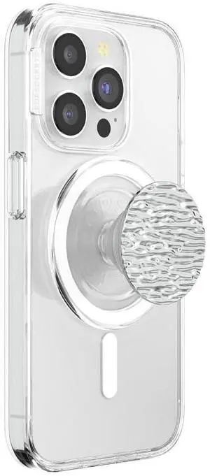 Phone Grip for MagSafe, Magnetic Holder, Phone Stand, Silver - FATA Morgana Chrome Phone Grip for MagSafe, Magnetic Holder, Phone Stand, Silver - FATA Morgana Chrome