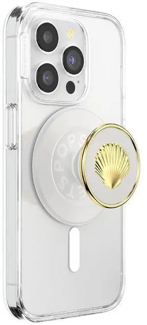 Phone Grip for MagSafe, Magnetic Holder, Phone Stand, Enamel - Enamel Venus White Phone Grip for MagSafe, Magnetic Holder, Phone Stand, Enamel - Enamel Venus White