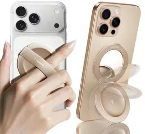 2026 Upgraded (Gen 7.0) Magnetic Phone Grip Ring Stand Holder, Comfortable Silicone Ring, Compatible with MagSafe Accessories 4-in-1 Kickstand for iPhone 17 Pro Max 16 15 14 13 Android,Rosegold 2026 Upgraded (Gen 7.0) Magnetic Phone Grip Ring Stand Holder, Comfortable Silicone Ring, Compatible with MagSafe Accessories 4-in-1 Kickstand for iPhone 17 Pro Max 16 15 14 13 Android,Rosegold