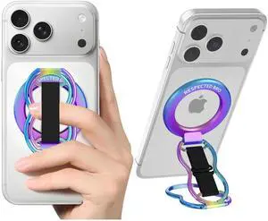 Magnetic-Phone-Grip-Stand-with-Finger-Strap, 4-in-1 Magnetic Ring Holder, Kickstand and Elastic Strap for Phones, Universal Fit for iPhone 17/16/15/14/13/12, Android and Cases (Colorful) Magnetic-Phone-Grip-Stand-with-Finger-Strap, 4-in-1 Magnetic Ring Holder, Kickstand and Elastic Strap for Phones, Universal Fit for iPhone 17/16/15/14/13/12, Android and Cases (Colorful)
