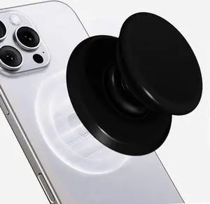 for MagSafe Phone Grip,Soft Silicone Magnetic Collapsible Cell Phone Finger Grip for iPhone 17/16/15/14/13,12 and Smartphones Tablets - Black for MagSafe Phone Grip,Soft Silicone Magnetic Collapsible Cell Phone Finger Grip for iPhone 17/16/15/14/13,12 and Smartphones Tablets - Black