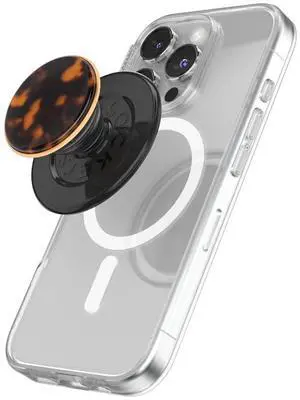Phone Grip for MagSafe, Magnetic Holder, Phone Stand, Tortoise Shell - Tortoise Phone Grip for MagSafe, Magnetic Holder, Phone Stand, Tortoise Shell - Tortoise