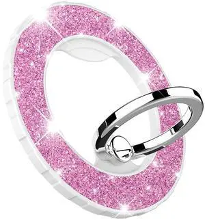 Magnetic Phone Ring Holder for magsafe, Glitter Magnetic Grip Compatible with iPhone 17 16 15 14 13 12 Pro max,Pro,Plus,Mini,Pixel 10 Series Mag Safe Accessories, Kickstand,Light Purple Magnetic Phone Ring Holder for magsafe, Glitter Magnetic Grip Compatible with iPhone 17 16 15 14 13 12 Pro max,Pro,Plus,Mini,Pixel 10 Series Mag Safe Accessories, Kickstand,Light Purple