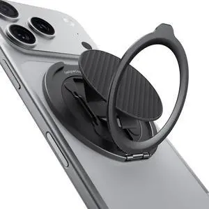 Magnetic Phone Grip & Stand for MagSafe, 360° Rotation Adjustable Phone Ring Holder for iPhone 17/16/15/14/13/12 Series, Durable Kevlar Design Magnetic Phone Grip & Stand for MagSafe, 360° Rotation Adjustable Phone Ring Holder for iPhone 17/16/15/14/13/12 Series, Durable Kevlar Design