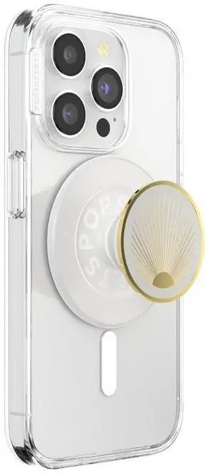 Phone Grip for MagSafe, Magnetic Holder, Phone Stand, White - Enamel Radiant White Phone Grip for MagSafe, Magnetic Holder, Phone Stand, White - Enamel Radiant White