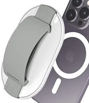 for MagSafe Grip, Magnetic Phone Grip for MagSafe Stand, Strong Magnetic Phone Holder for iPhone 17 16 15 14 13. M-SGrip Light Grey for MagSafe Grip, Magnetic Phone Grip for MagSafe Stand, Strong Magnetic Phone Holder for iPhone 17 16 15 14 13. M-SGrip Light Grey