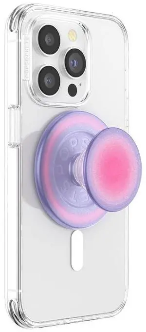 Phone Grip for MagSafe, Magnetic Holder, Phone Stand, Purple - Aura Phone Grip for MagSafe, Magnetic Holder, Phone Stand, Purple - Aura