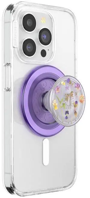 Phone Grip for MagSafe, Magnetic Holder, Phone Stand - Purple Fields Phone Grip for MagSafe, Magnetic Holder, Phone Stand - Purple Fields