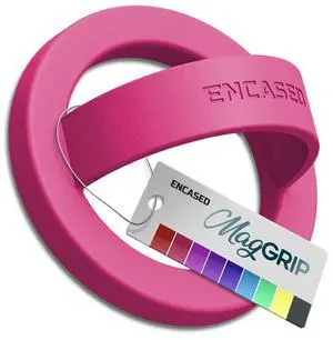 Magnetic Phone Grip Holder (Compatible with MagSafe) Thin Silicone Finger Loop Ring for iPhone (Dark Pink) Magnetic Phone Grip Holder (Compatible with MagSafe) Thin Silicone Finger Loop Ring for iPhone (Dark Pink)