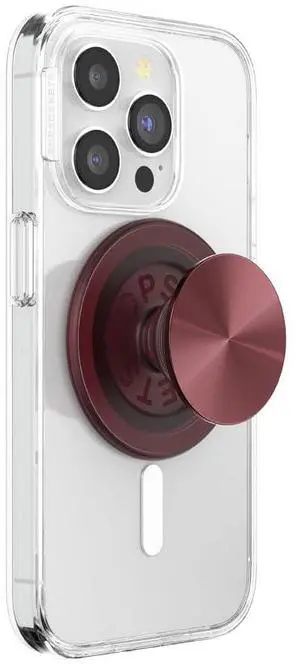 Phone Grip for MagSafe, Magnetic Holder, Phone Stand, Burgundy - Alum Radial Oxblood Phone Grip for MagSafe, Magnetic Holder, Phone Stand, Burgundy - Alum Radial Oxblood