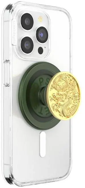 Phone Grip for MagSafe, Magnetic Holder, Phone Stand, Enamel - Enamel Dragon Phone Grip for MagSafe, Magnetic Holder, Phone Stand, Enamel - Enamel Dragon